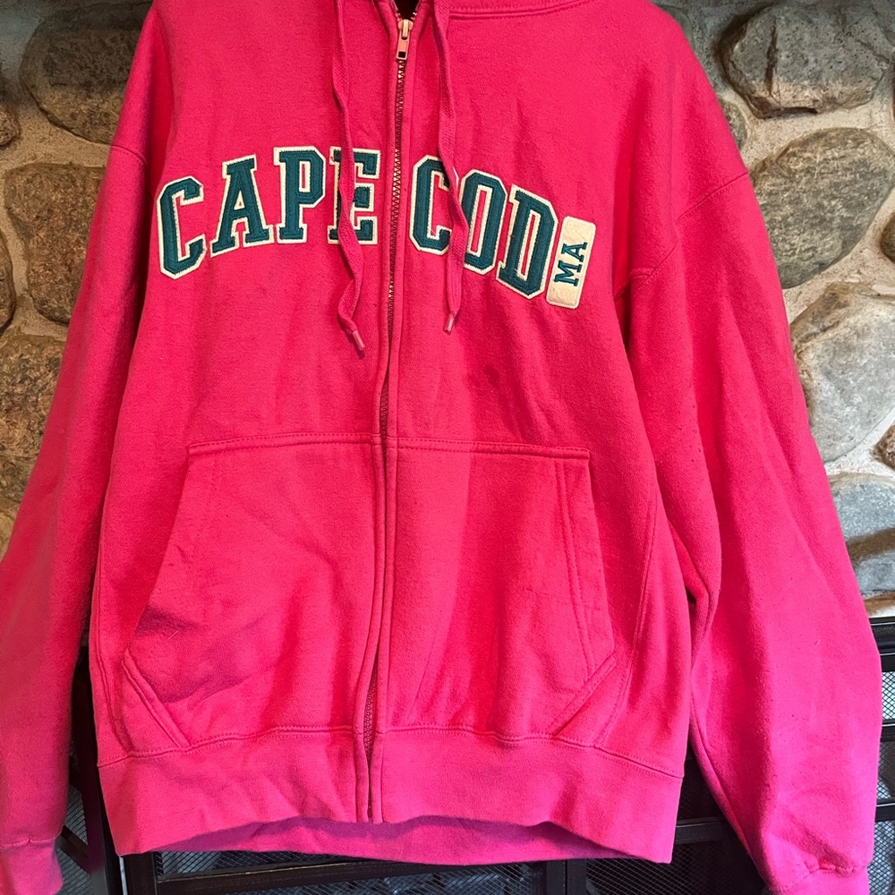 Cape Cod Women's Pink Zip Up Hoodie